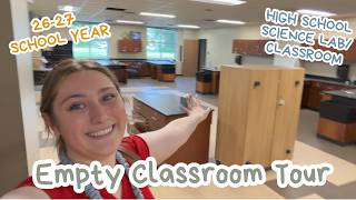 Empty Classroom Tour 2026-2027 | My New High School Science Classroom + Target Teacher Finds