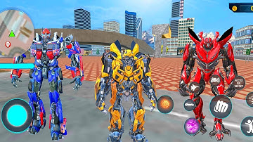 Transformers War of Robot: Bumblebee Jet Robot Car Part2 | Android iOS Gameplay