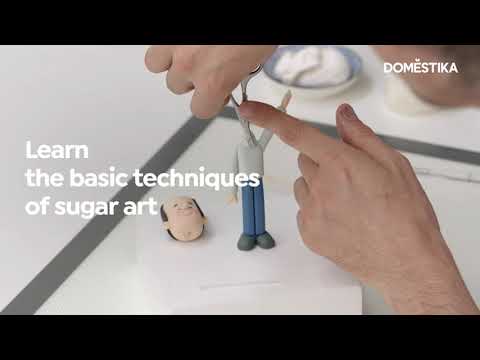 Character modelling with sugar paste course for beginners on DOMESTIKA