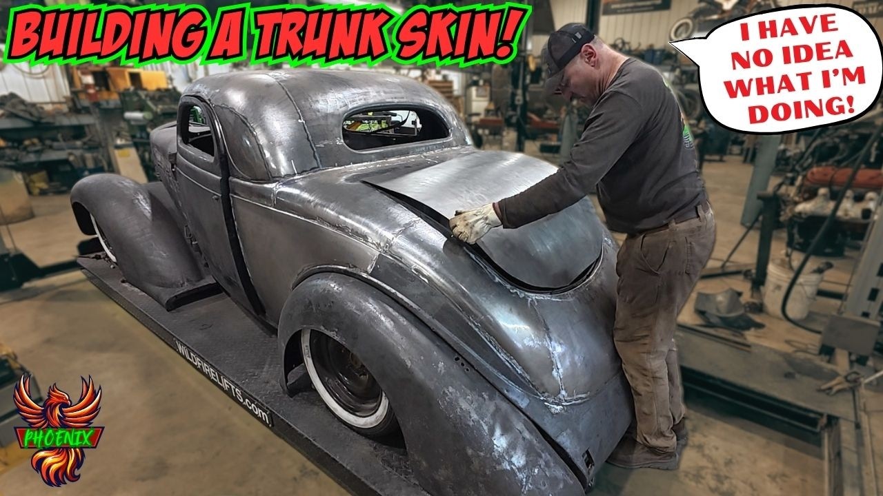 Building a Trunk Skin from Scratch for a 1935 Dodge Coupe!