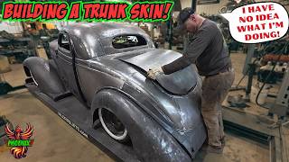 Building a Trunk Skin from Scratch for a 1935 Dodge Coupe!