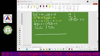 Quadratic Inequalities in Number Line Notation, Set Builder Notation and Interval Notation
