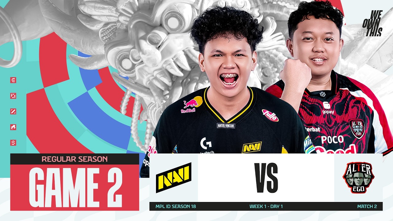 NAVI vs AE | Regular Season Week 1 Day 1 | Game 2 | #MPLIDS18