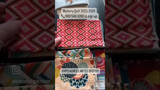 FABRIC REVEAL • 2023-2024 Mystery Quilt  #quiltshop #myfavoritequiltshop #missouriquiltshop