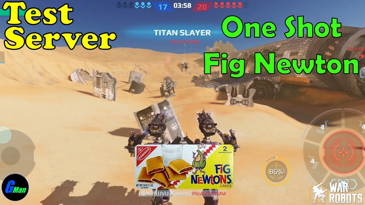 Test Sever: Fig Newton Time | WR - War Robots