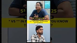 * vs ** in Python 🔥 | Multiplication vs Power Operator | Python in Hindi
