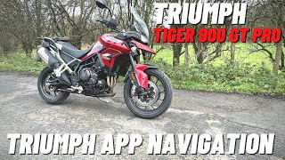 Tiger 900 GT Pro - Triumph App Navigation and dropping the bike #FAIL screenshot 3
