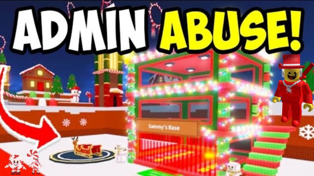 steal a brianrot admin abuse-spent 2k robux-merry Christmas - YouTube