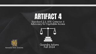 Artifact 4 ISTE Certification Portfolio