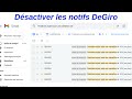 Comment désactiver les notifications mail DeGiro positions ayant subi une variation de 10% (ou plus)