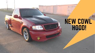 Cammed Lightning gets a new hood