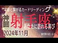 射手座♐️11月の運気⭐️[保存版]訪れる奇跡に涙腺崩壊😭やっぱりあなたはズバ抜けた強運の持ち主‼️