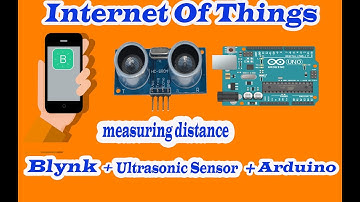 HC-SR04 Connecting ultrasonic sensor with smartphone and arduino using blynk app.