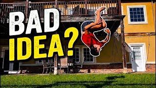 I learnd a backflip with no expearence (full video)