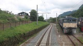 【ロクサンの車窓から】　EF63運転室添乗体験　EF63 24　碓氷峠鉄道文化むら体験運転線1往復