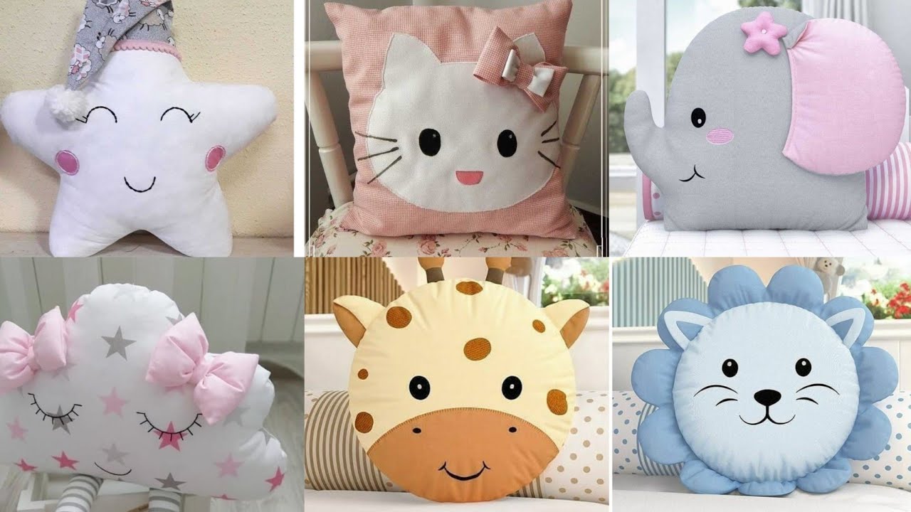 أكثر من 100 مخدة للديكور غرف نوم coussins décoratifsالاطفال لهذا العام