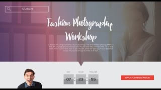 Web Design | UI/UX | Adobe Illustrator CC | Tutorial ( Photography )
