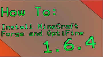 Only for 1.6.4. How To Install Forge and OptiFine (New Launcher ) - MineCraft