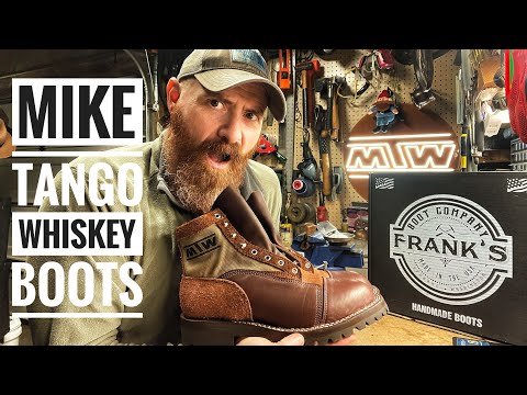Custom PNW Boots for Preppers? Mike Tango Whiskey Boot Collab w/Frank's Boots! #PNWboots