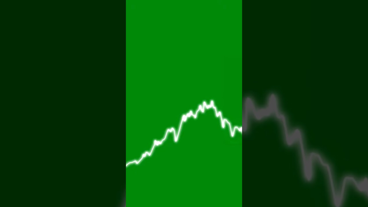 Stock market trend line 