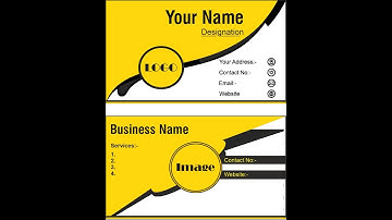How to Create Business Card Design in Corel Draw | Visiting Card Design  #coreldraw #visitingcard