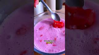 🍓🍮 Un postre sencillo, cremoso y sin azúcar añadida sí es posible. A veces solo necesitas combin