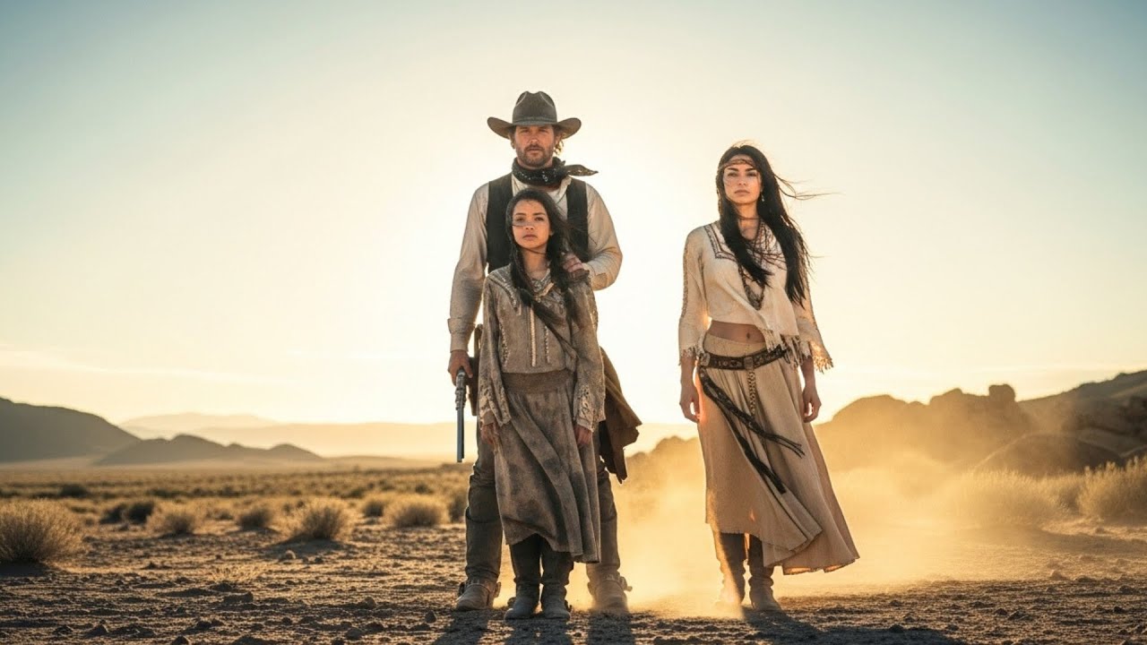 Dans le vent du désert, le cowboy protégea l’apache women sans jamais la réclamer