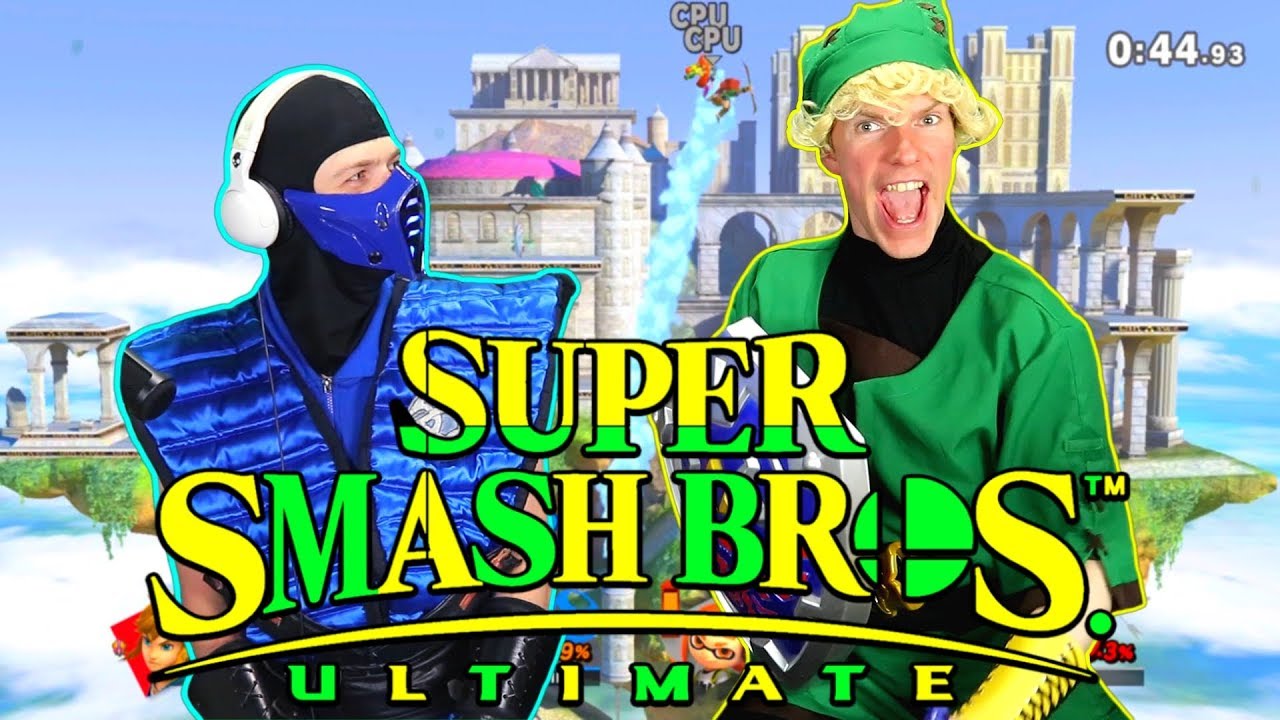 Link Plays - Super Smash Bros ULTIMATE | LEGEND OF ZELDA vs MK PARODY ...