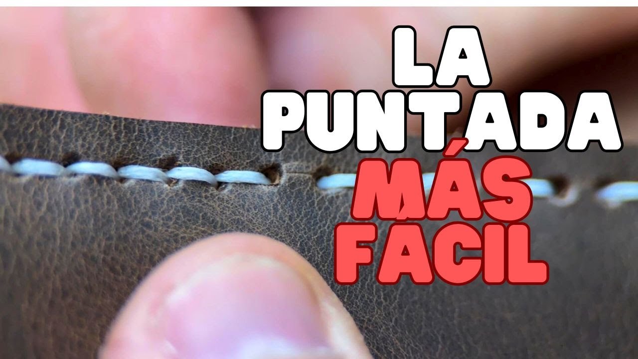 2 COSTURAS que tienes que APRENDER si trabajas el CUERO Tutoriales de cuero para principiantes #diy