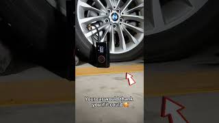 Every young driver needs this🚗#tireinflator #portableairpump #motorenbau #review #
