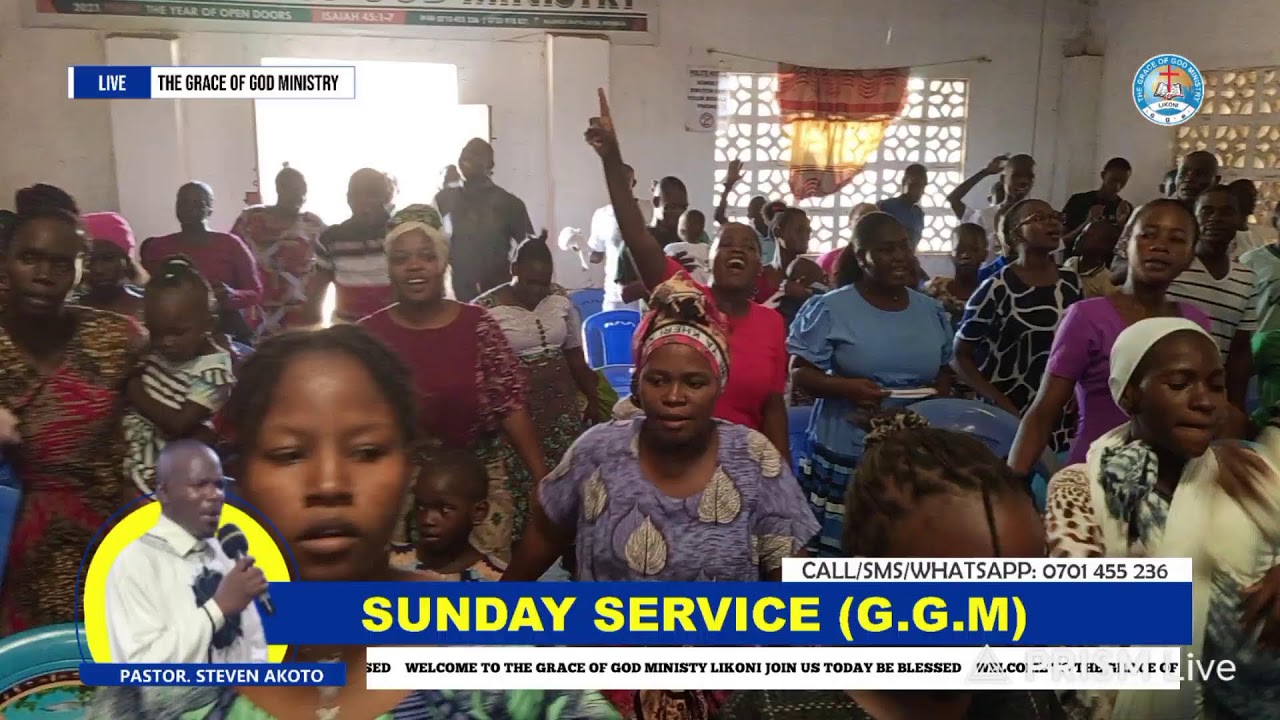 SUNDAY LIVE BROADCAST  ll  THE GRACE MINISTRY ll PST. STEVEN MINISTERING