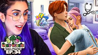 Accouchement et nouvelle vie 🍆 | Sims 4 Very Veggie Legacy EP.34