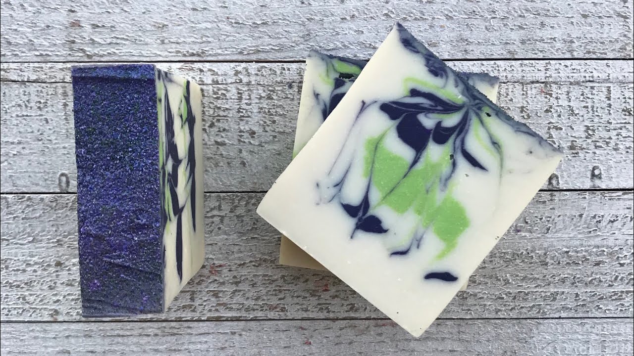 Making “Blaspberry” Cold Process Soap + Guest | Hanger Swirl FAIL