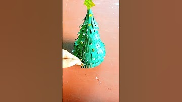 Paper christmas tree Making | DIY Christmas tree | #christmas #crafts #decoration