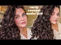 THE ULTIMATE AFFORDABLE CURLY HAIR ROUTINE UNDER $10