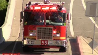 LACoFD Engine 58 Responding