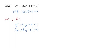 Quadratic equations with indices