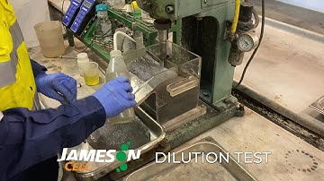 Jameson Cell Dilution Cleaning Flotation Test