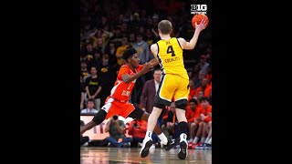 Kris Murray Beats the Buzzer vs. Illijnois | Iowa Basketball