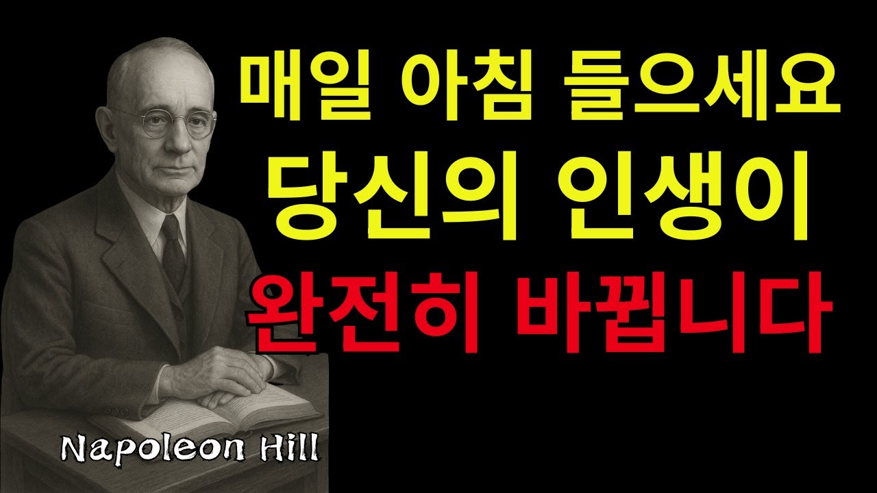 이것을 매일 아침 들으세요, 당신의 인생은 완전히 바뀝니다 - 나폴레옹 힐의 철학