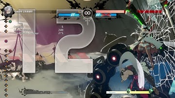 GGST Chipp Double wallrun shuriken combo