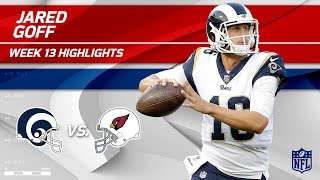 Jared Goff Gets the Win w/ 2 TDs vs. Arizona! | Rams vs. Cardinals | Wk 13 Player Highlights