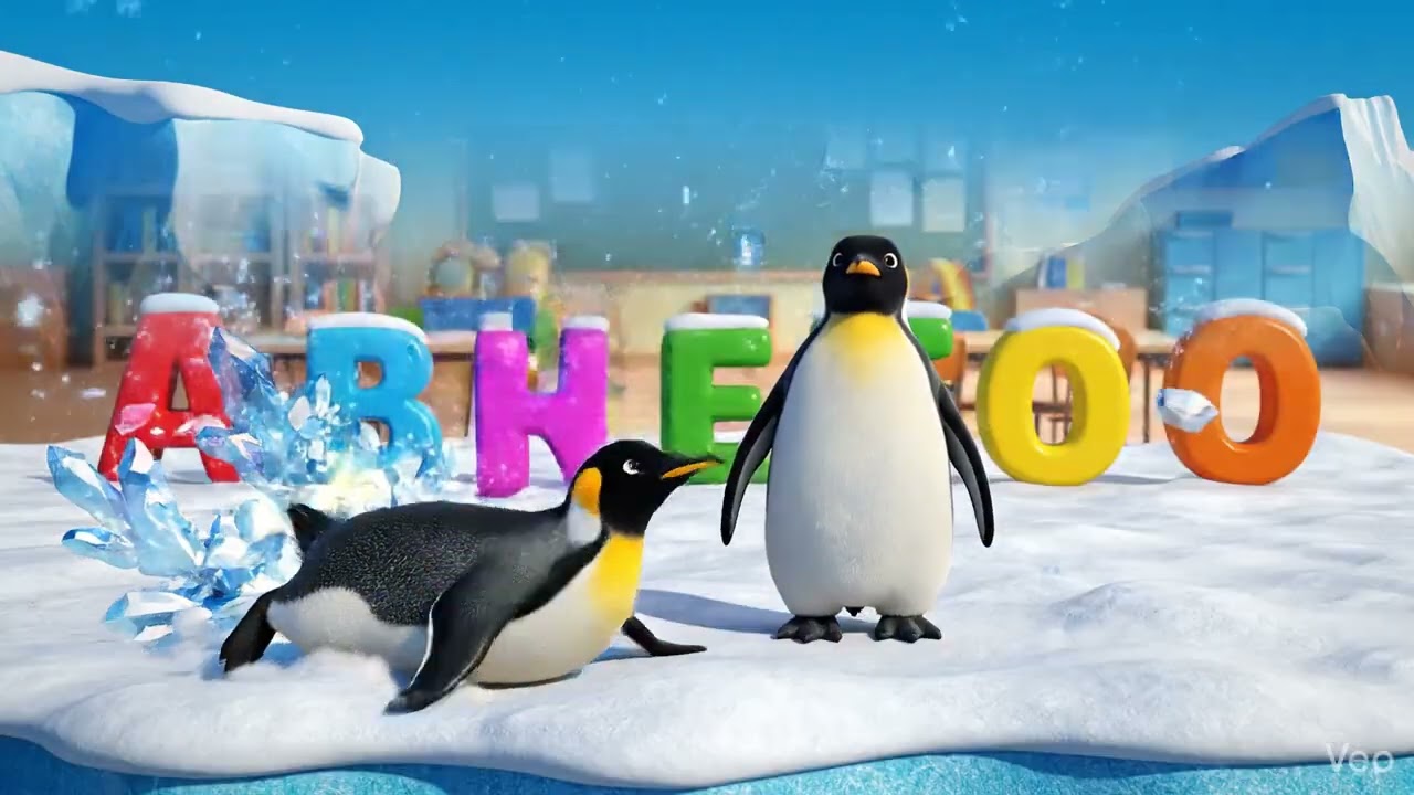 P is for Penguin! 🐧 | ABC 3D Cartoon