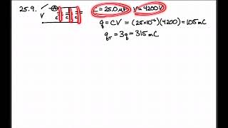 Fundamental of Physics Chapter 25 Problem 9