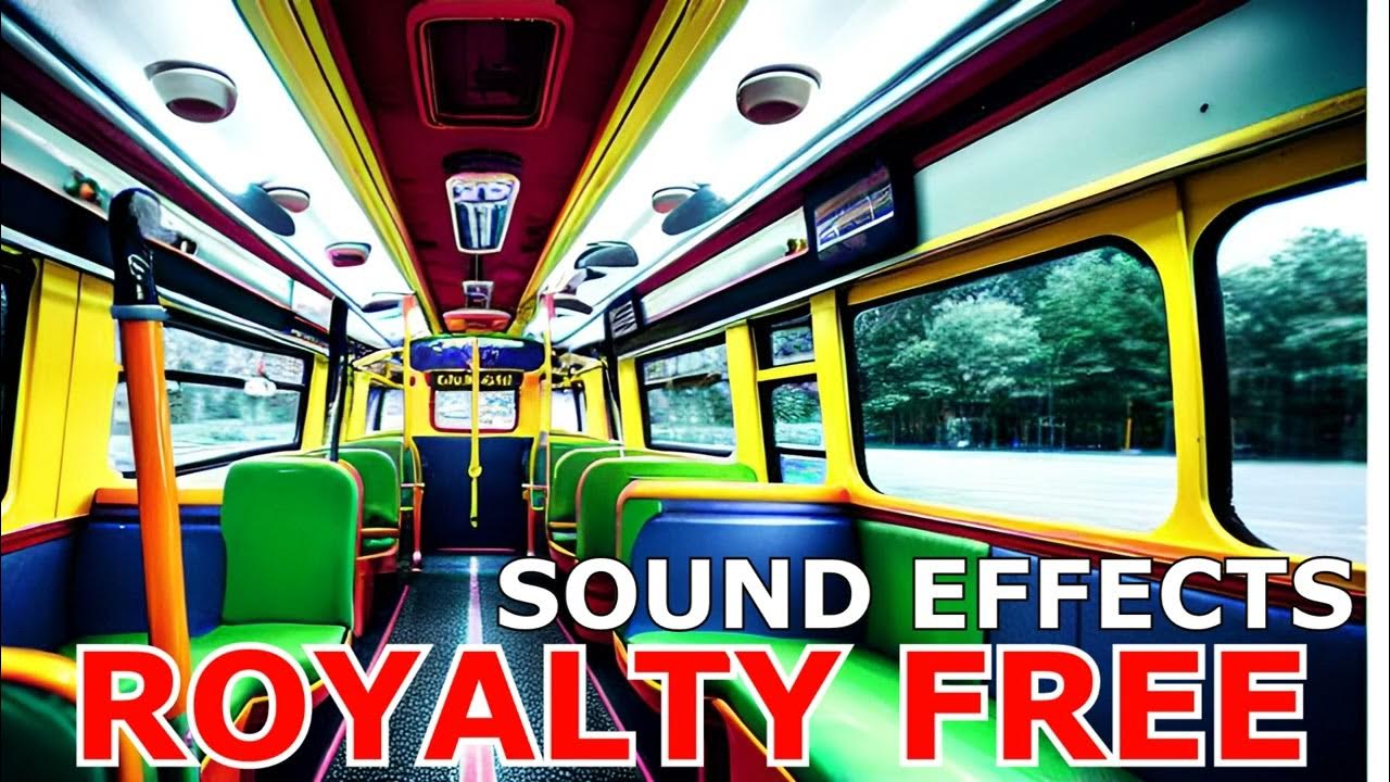 Bus Interior Ambience Sound Effect Clips Free to Use RoyaltyFree