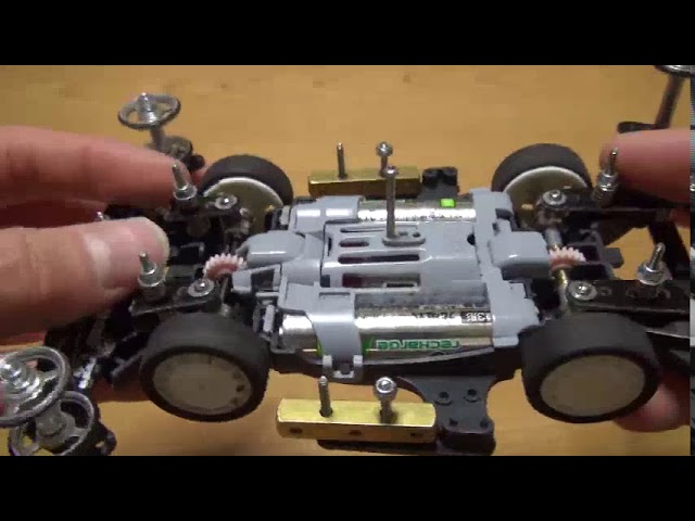 MINI4WD MA Flexible Chassis Build - YouTube