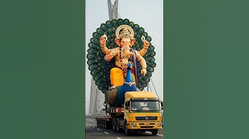 🎉Ganesh ji mor (peacock) per baithe🙏🌺🥰 #ganpatibappa #ganeshji #peacock #ganeshbhakti #ganpatishorts