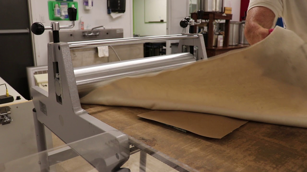 Setting up the Etching Press for Woodblock Printing YouTube