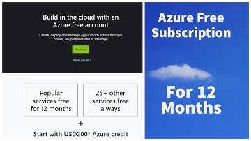How To Create Azure Free Subscription Account || Free ₹14500 (USD200) Azure Credit ||