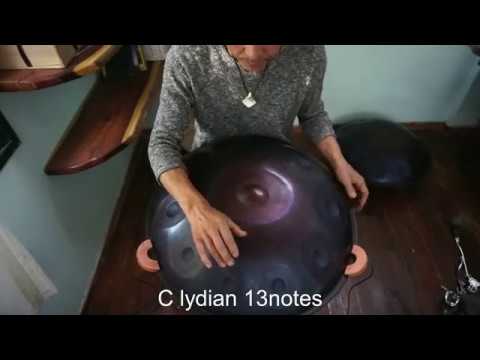 C lydian13. live metal art handpan
